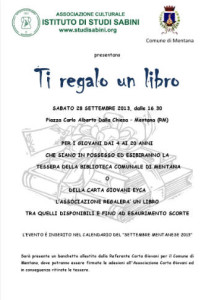 ti regalo un libro