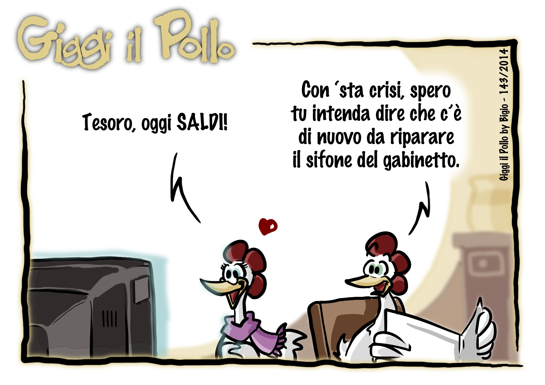 Giggi il Pollo 143 – by Bigio