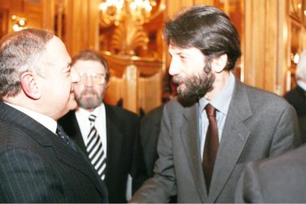 Achille Colombo Clerici con Massimo Cacciari
