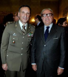 Il Presidente Assoedilizia Achille Colombo Clerici con il gen. Antonio Pennino