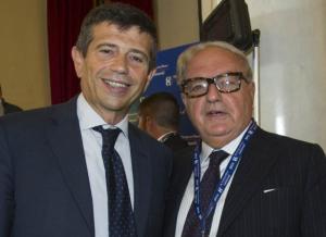 Achille Colombo Clerici con il Ministro Maurizio Lupi a Cernobbio, Ambrosetti Forum 2014