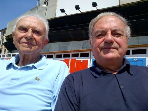Achille Colombo Clerici con Giuseppe Barbiano di Belgiojoso