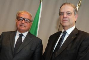 da sin. Achille Colombo Clerici e Federico Filippo Oriana