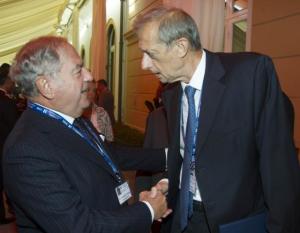 Achille Colombo Clerici con Piero Fassino