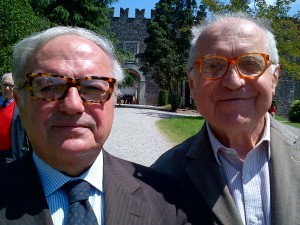 Achille Colombo Clerici con Alberico Barbiano di Belgiojoso