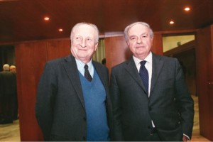 Achille Colombo Clerici con Ugo Dozzio Cagnoni