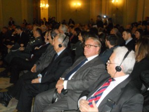 a dx Lino Duilio, Achille Colombo Clerici, Alfio Noto, Rosario Alessandrello, Alessandro Profumo
