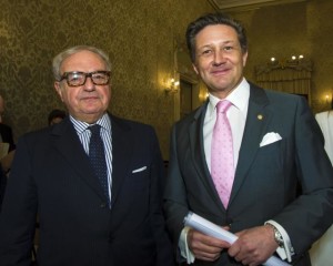 Achille Colombo Clerici presidente IEA con il Console Generale di Svizzera Massimo Baggi