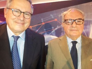 Achille Colombo Clerici con Paolo Liguori