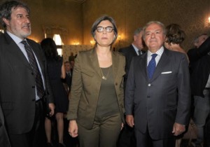 Achille Colombo Clerici con Ada Lucia De Cesaris