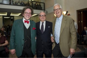 dx Giuseppe Cavajoni Achille Colombo Clerici e Philippe Daverio