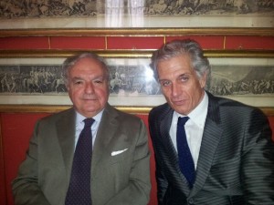 Achille Colombo Clerici con Massimiliano Finazzer Flory