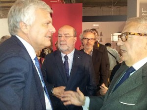 Achille Colombo Clerici con il ministro dell'Ambiente Gian Luca Galletti