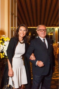 Achille Colombo Clerici con Patrizia Signorini vice decano del Corpo Consolare di Milano e Lombardia