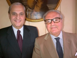 Achille Colombo Clerici e Giampio Bracchi, Vicepresidenti della Fondazione Vittorino Colombo. 