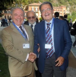 Foto: Romano Prodi con il presidente IEA Achille Colombo Clerici