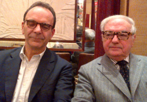 Foto: il Presidente di Assoedilizia Achille Colombo Clerici con il candidato Stefano Parisi