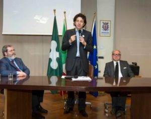 Foto: da sin. Alessandro Panza di Biumo, Marco Cappato e Achille Colombo Clerici
