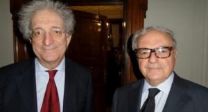 Foto: il Viceministro Enrico Morando con il presidente di Assoedilizia Achille Colombo Clerici