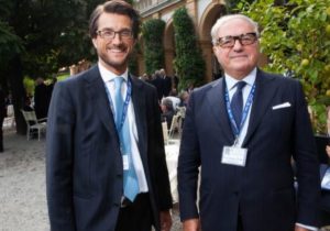 Foto: Stefano Simontacchi con Achille Colombo Clerici pres. di IEA