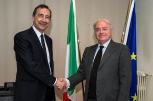Foto: - Il Sindaco di Milano Giuseppe Sala con Achille Colombo Clerici