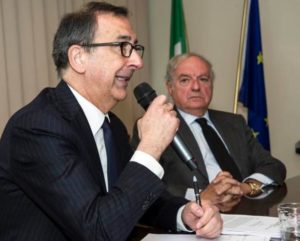 Il Presidente Assoedilizia Clerici con il Sindaco Sala
