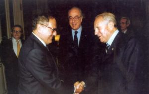Foto: Achille Colombo Clerici con il Presidente Carlo Azeglio Ciampi