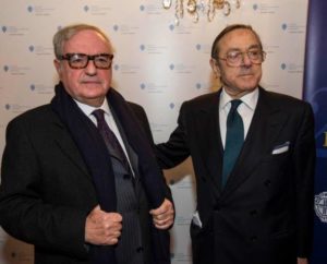 Nella Foto il Presidente Assoedilizia Clerici con - con Mario Mancini