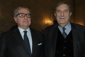 Foto: Rosario Alessandrello con Achille Colombo Clerici pres. IEA