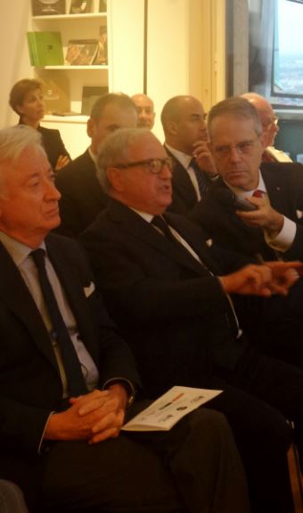 Foto: da sin. Antonio Anzani, Achille Colombo Clerici, Federico Filippo Oriana