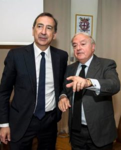 Il Presidente Assoedilizia Clerici con il Sindaco Giuseppe Sala