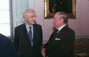 Foto d'archivio: - Giovanni Bazoli con Achille Colombo Clerici
