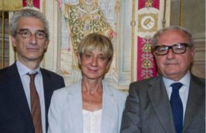Cesare Rosselli con l'Assessore Daniela Benelli e il presid. di Assoedilizia Achille Colombo Clerici