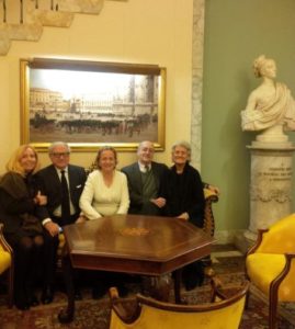 Foto: Darla, Antonio, Lavinia Caccia Dominioni, Giovanna e Achille Colombo Clerici