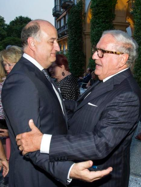 Foto: - Il presidente di Assoedilizia Achille Colombo Clerici con il Prefetto di Como Bruno Corda