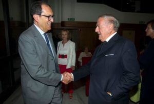 Foto: Salvatore Carruba con Achille Colombo Clerici pres. IEA