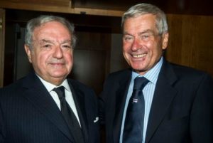 Foto: Achille Colombo Clerici con il presidente di Confcommercio Carlo Sangalli