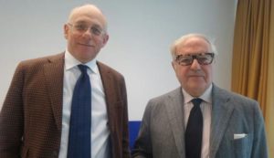 Foto: l' Assessore Mauro Parolini con il pres. di Assoedilizia Achille Colombo Clerici