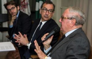 Foto d'archivio: Achille Colombo Clerici con l' Assessore Pierfrancesco Maran ed il Sindaco Giuseppe Sala