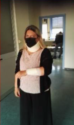 Verangela Marino aggredita da 30 migranti.