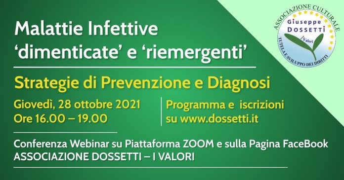 LOCANDINA EVENTO ONLINE ASSOCIAZIONE DOSSETTI