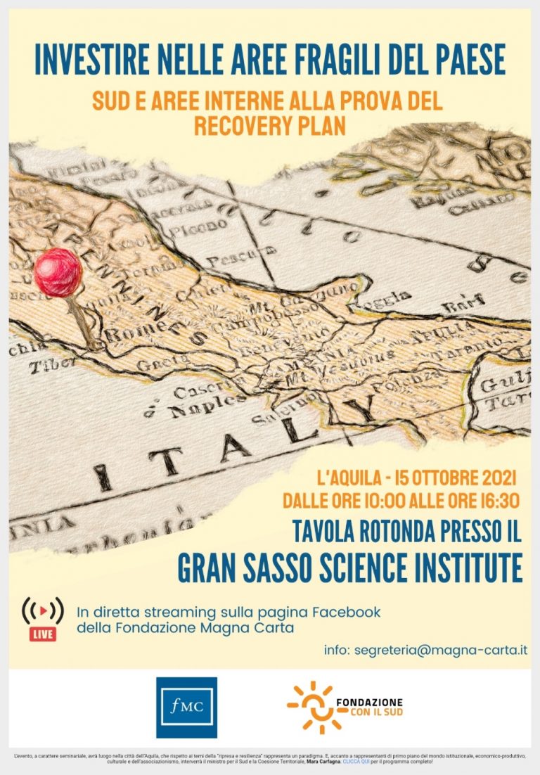 INVESTIRE NELLE AREE FRAGILI DEL PAESE