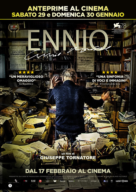 Ennio, in arrivo il documentario su Ennio Morricone realizzato da  Giuseppe Tornatore.