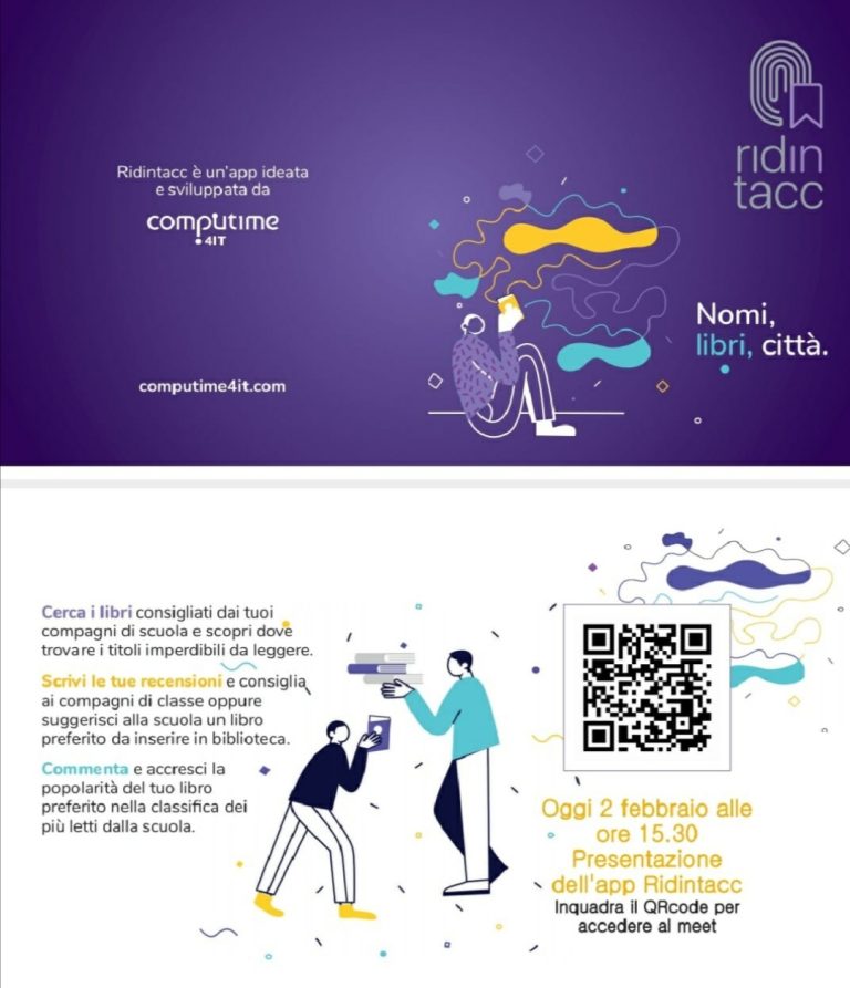Si chiama “RidinTacc”, la nuova app sui libri.