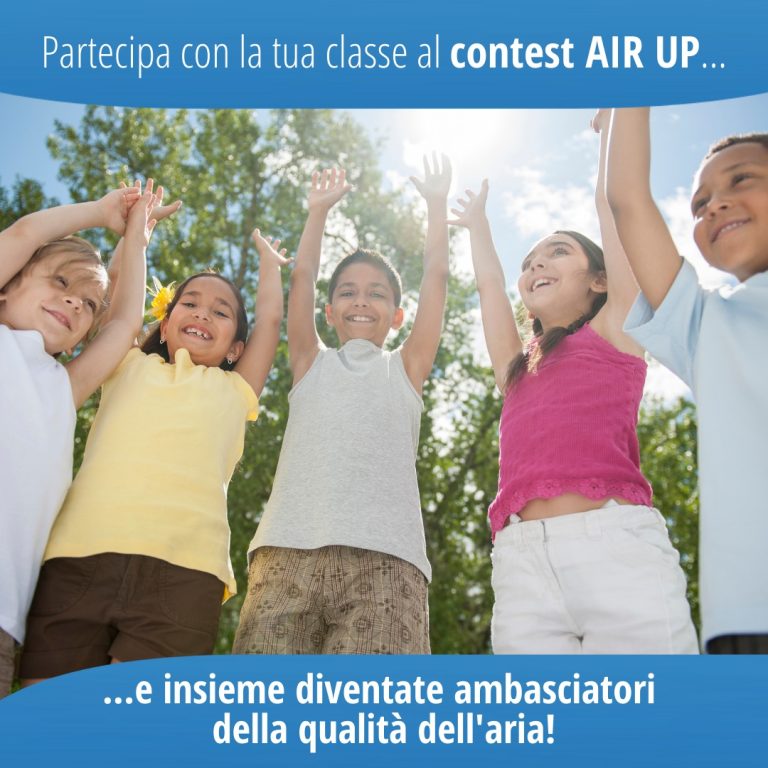 Air up. Il contest social per le scuole sulla qualità dell’aria.