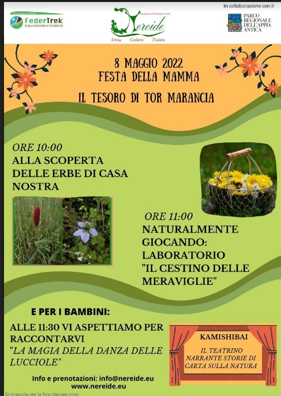 Il Tesoro di Tor Marancia- Festa della Mamma.