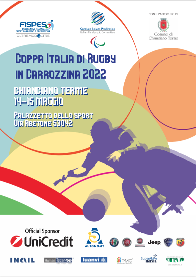 A Chianciano Terme la Coppa Italia di Rugby in carrozzina. Scuola itinerante FISPES a Montepulciano.