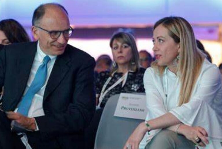 Elezioni, confronto Letta-Meloni: scintille su Pnrr e Ue.