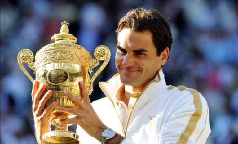 La leggenda di Roger Federer .