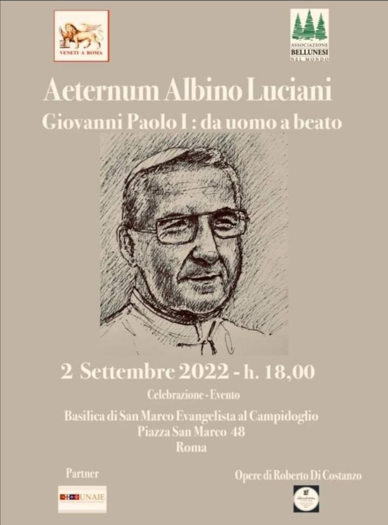 Aeternum Albino Luciani. Papa Giovanni Paolo I: da uomo a beato.